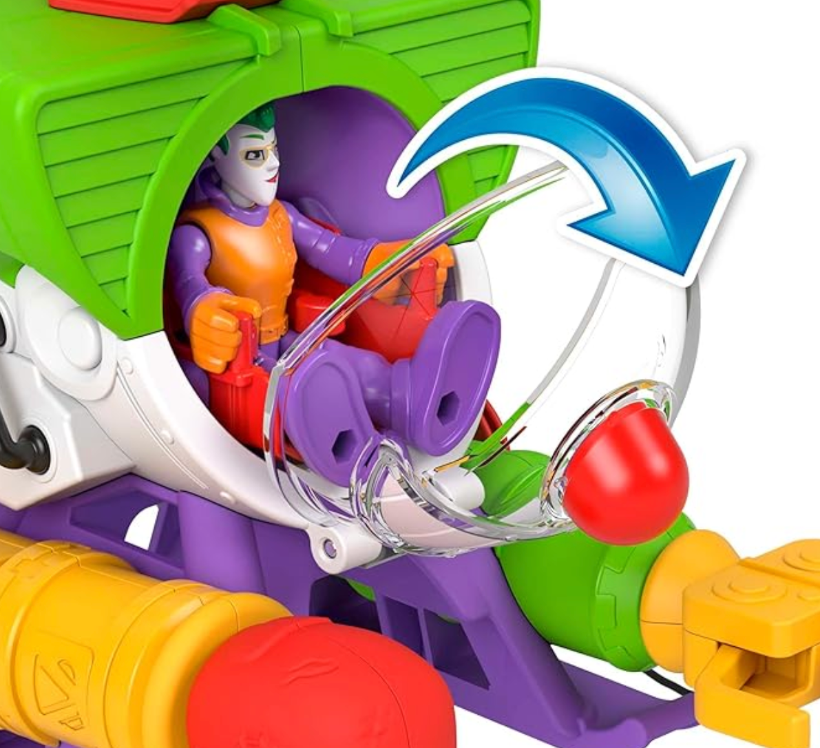 Fisher-Price Imaginext DC Super Friends Joker Helicopter Robot