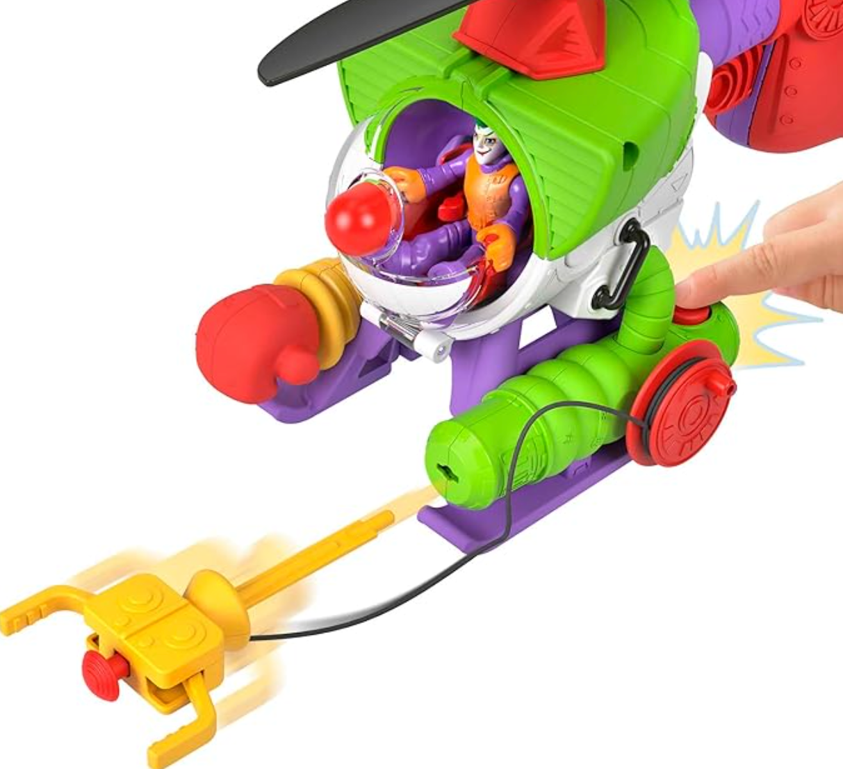 Fisher-Price Imaginext DC Super Friends Joker Helicopter Robot