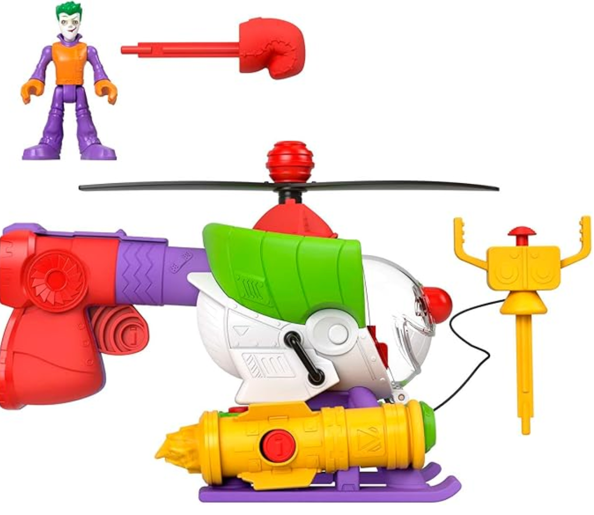 Fisher-Price Imaginext DC Super Friends Joker Helicopter Robot