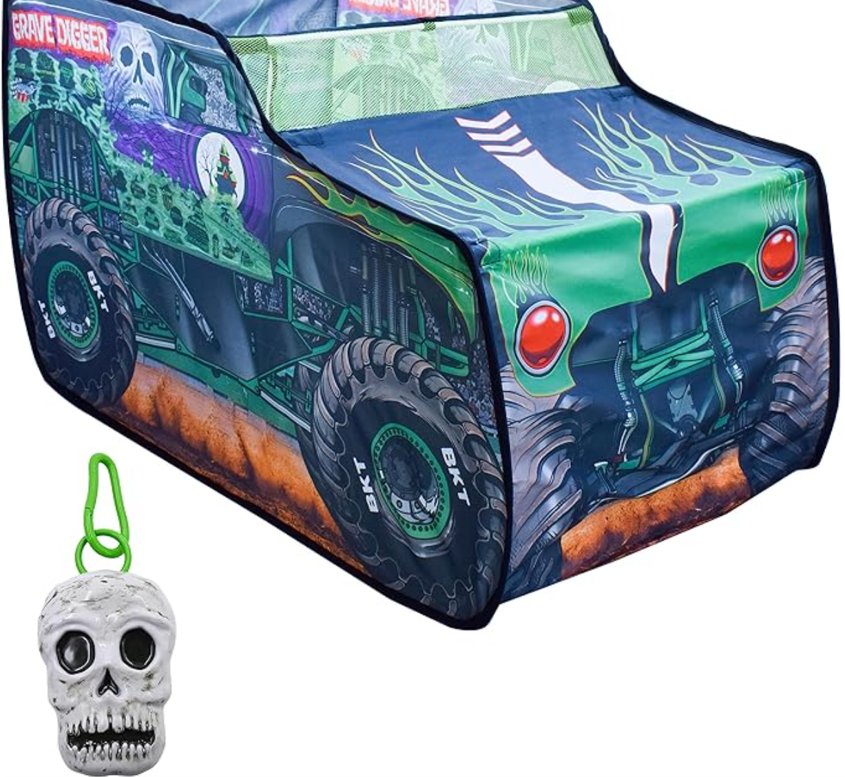 Monster Jam Grave Digger Pop Up Tent – Monster Truck Playhouse for Kids