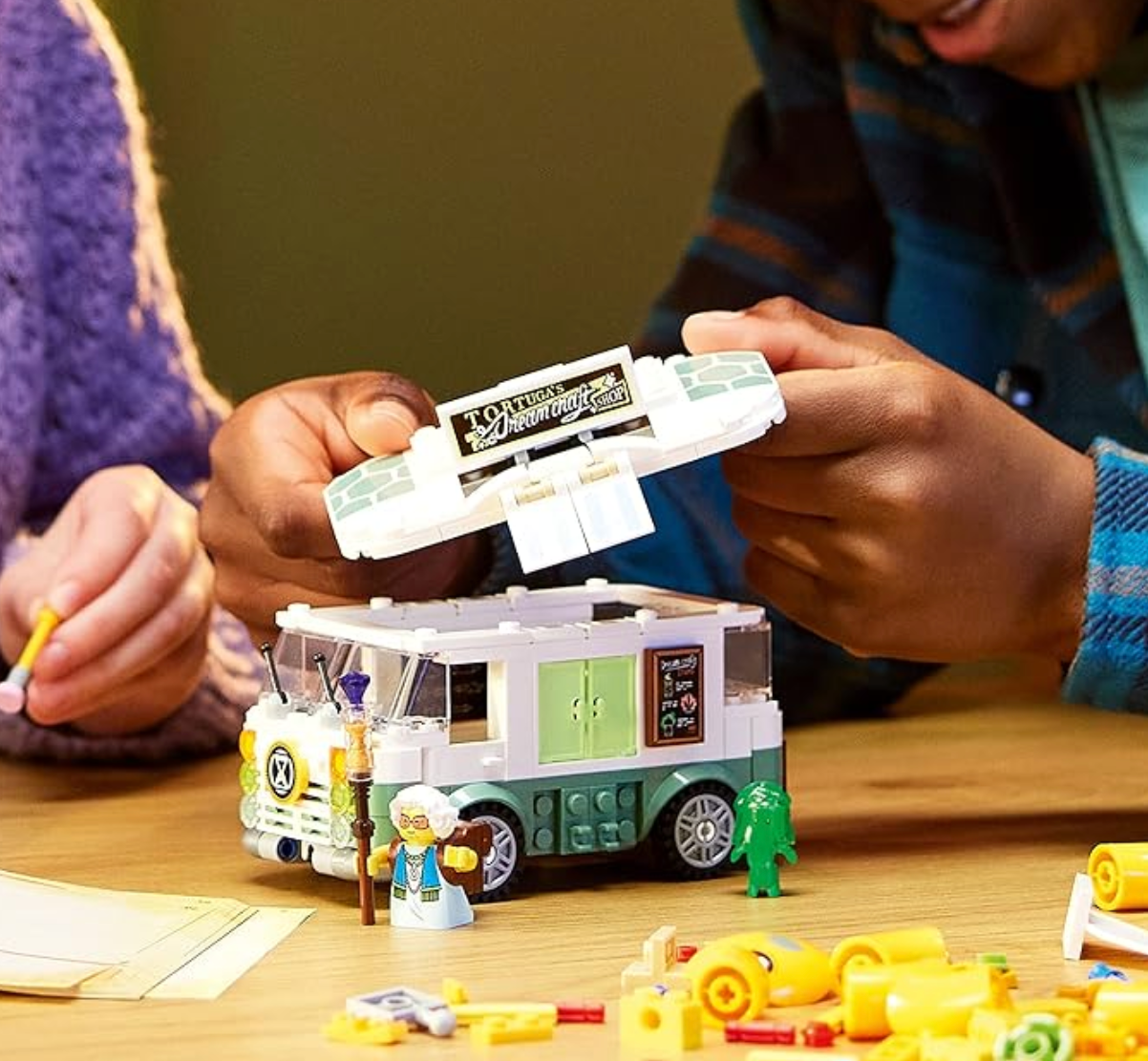 LEGO DREAMZzz Mrs. Castillo’s Turtle Van 71456, 2 in 1 Building Toy and Vehicle Playset