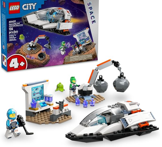 LEGO City Spaceship and Asteroid Discovery Toy Building Set 60429