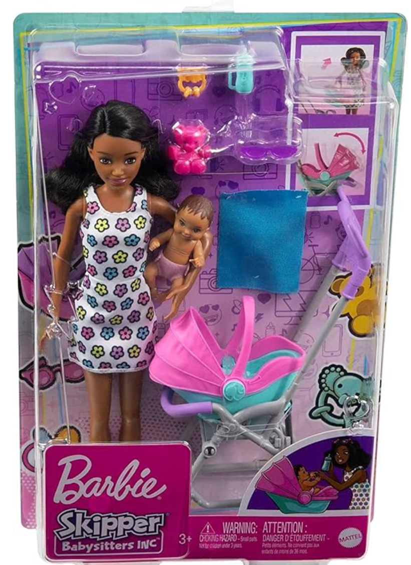 Barbie Skipper Babysitters Inc Playset with Brunette Doll