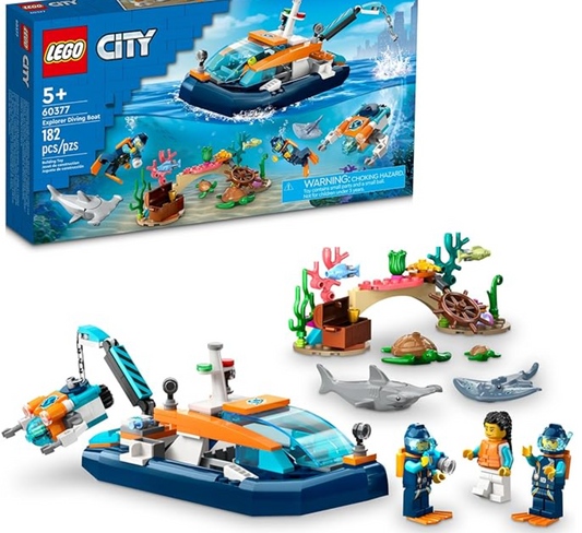 LEGO City Explorer Diving Boat 60377