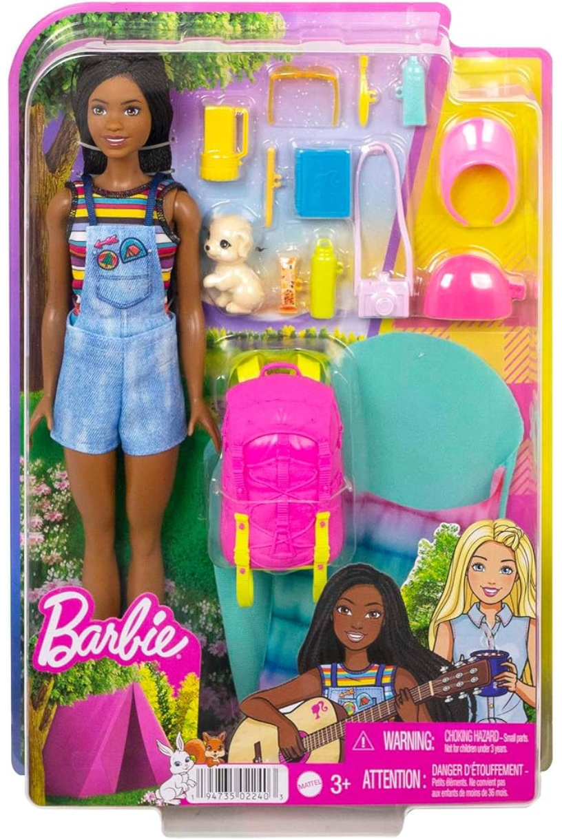 Barbie Doll & Accessories, It Takes Two Camping Playset with Brooklyn