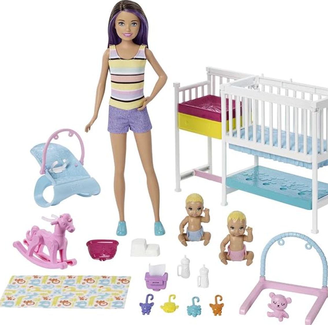 Barbie Skipper Babysitters Inc Dolls & Playset - Nap 'n Nurture Nursery