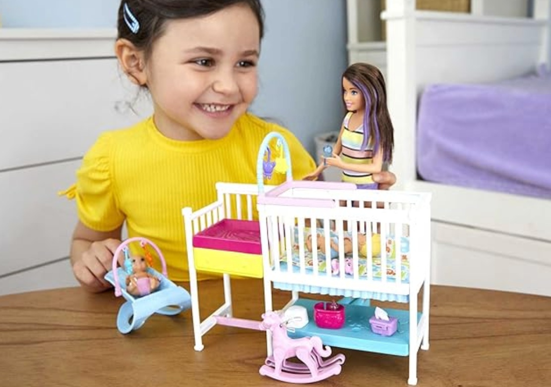 Barbie Skipper Babysitters Inc Dolls & Playset - Nap 'n Nurture Nursery