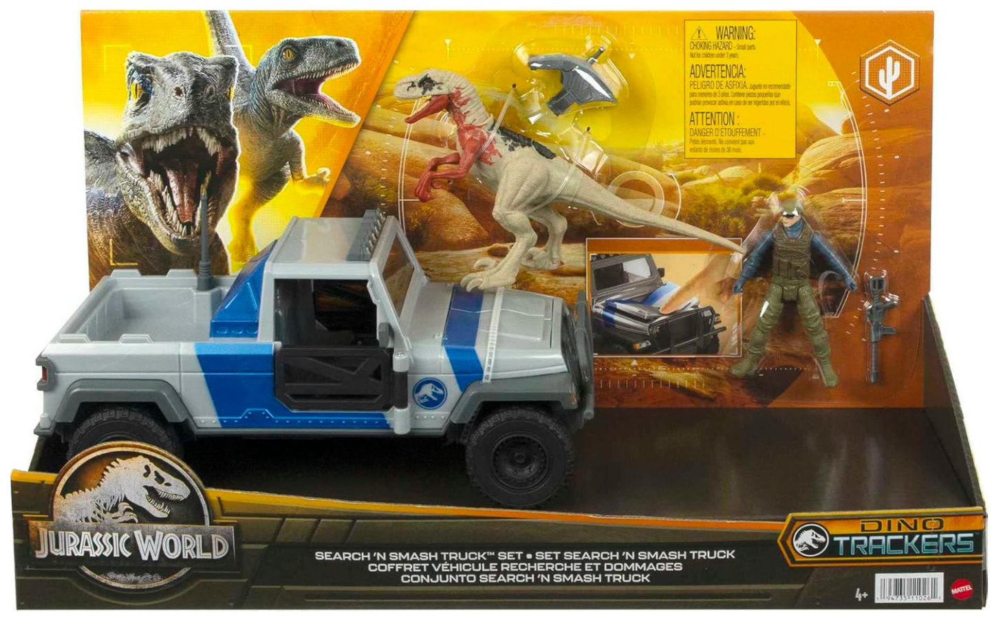 Jurassic World Search 'n Smash Truck Set - Mattel