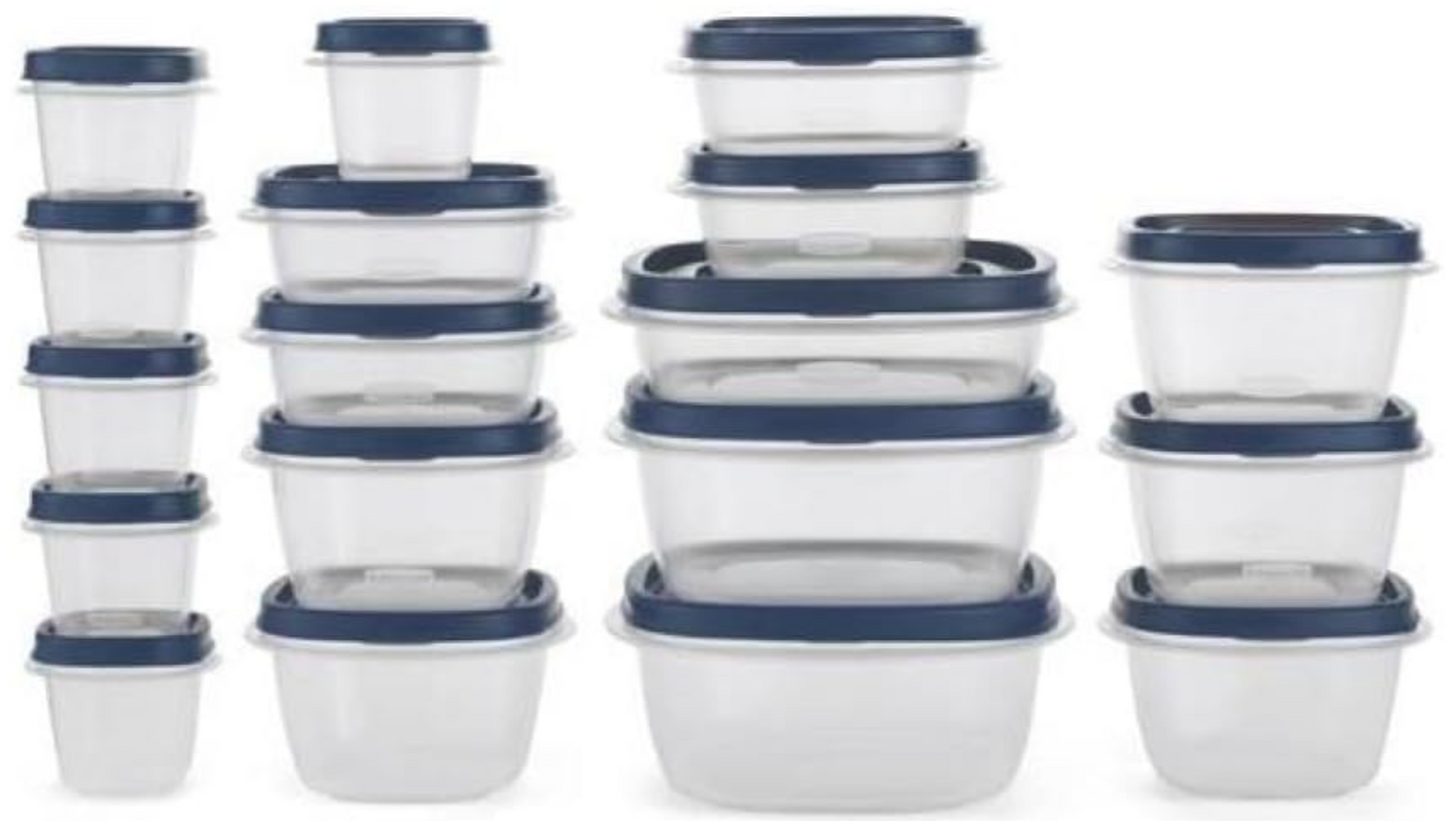 Rubbermaid "easy find" Lids (36 pieces)