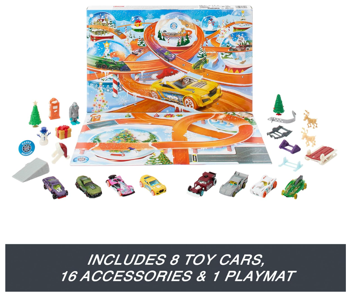 Hot Wheels Toy Cars, 2024 Advent Calendar