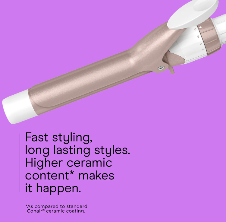 Conair Double Ceramic 1" Curling Iron