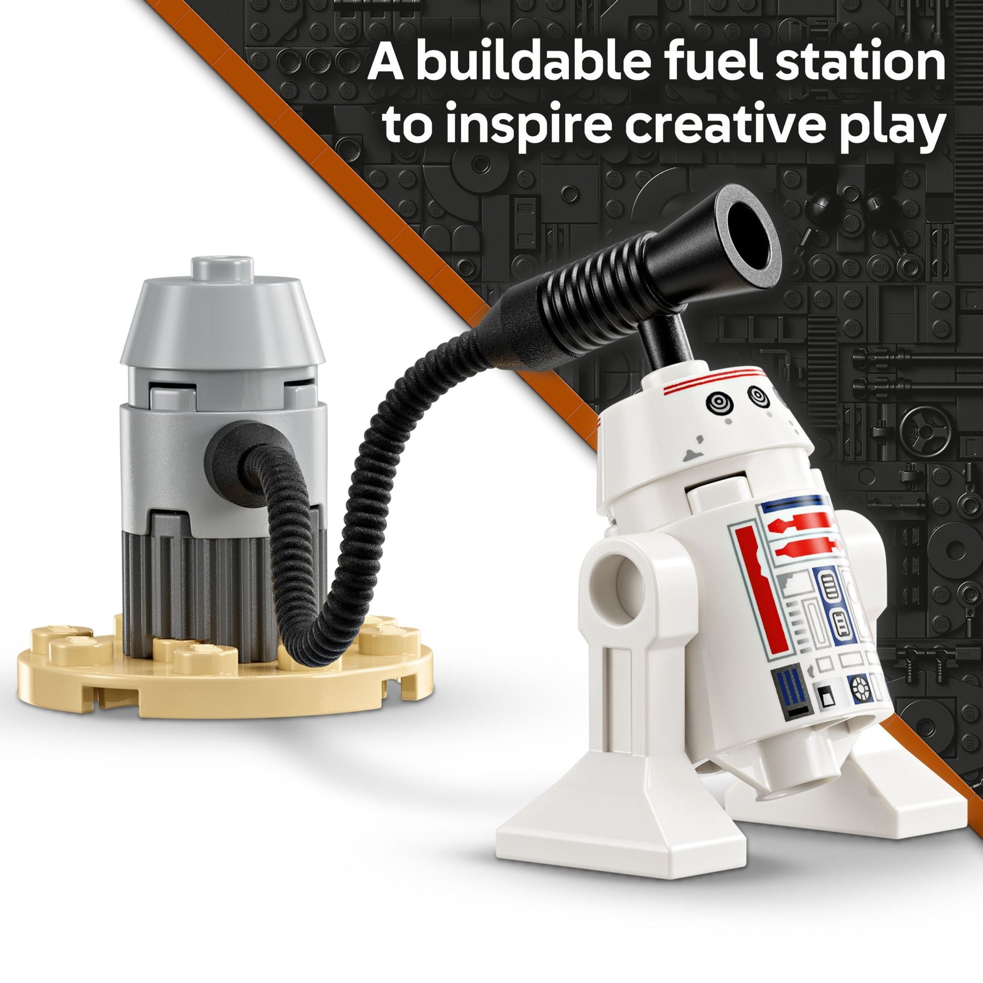 LEGO Star Wars: The Mandalorian Mando and Grogu's N-1 Starfighter Toddler Building Toy - Star