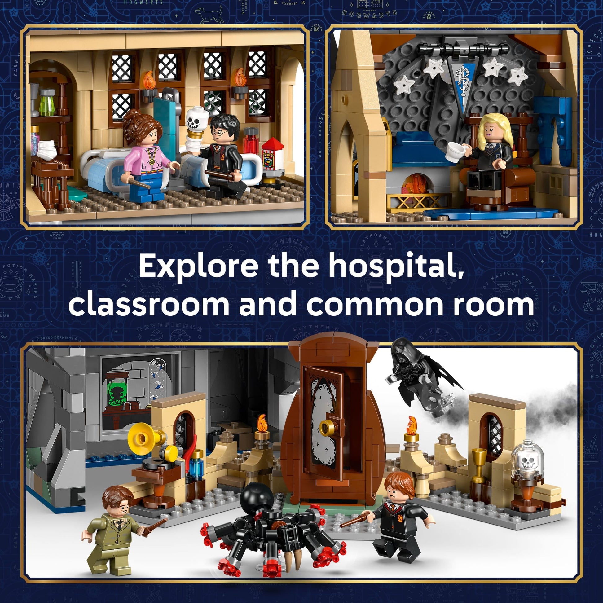 LEGO Harry Potter Hogwarts Castle: Hospital Wing Building Toy for Girls & Boys
