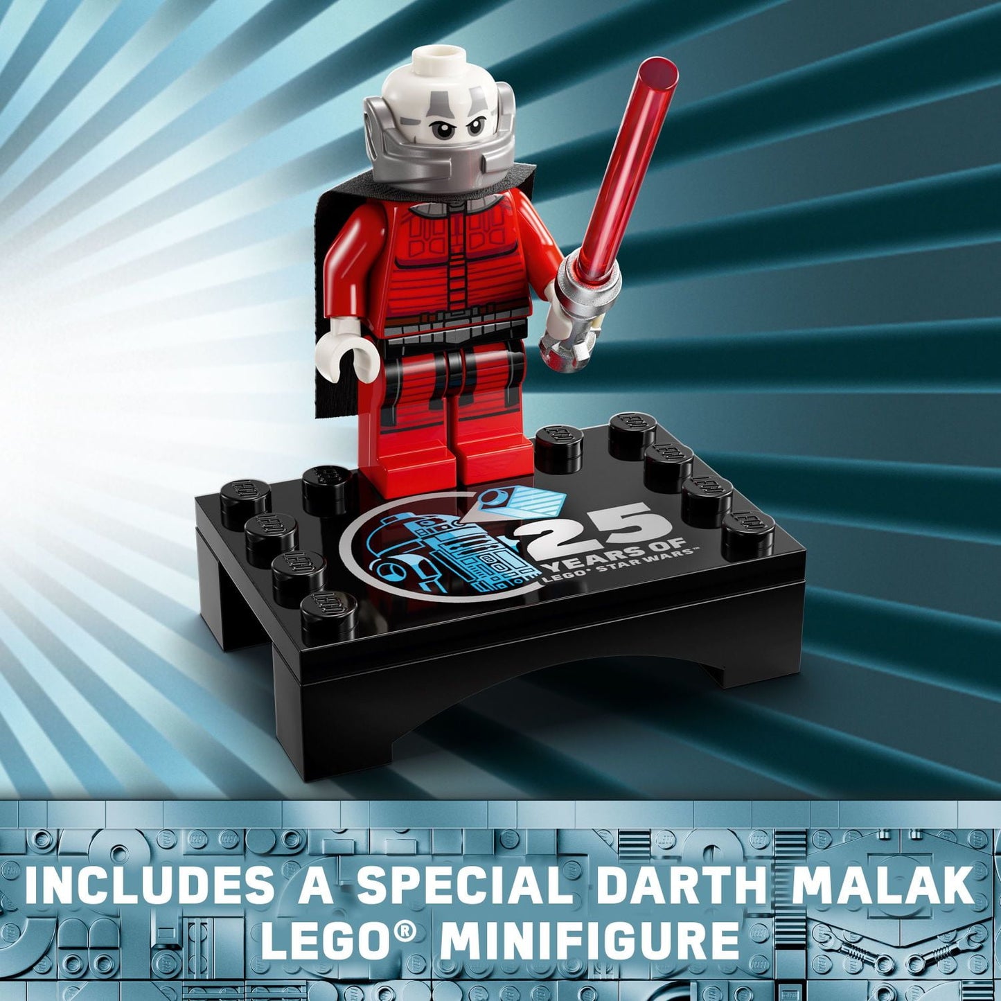 LEGO Star Wars R2-D2 Brick Built Droid Figure, Collectible Star Wars Room Décor with Exclusive