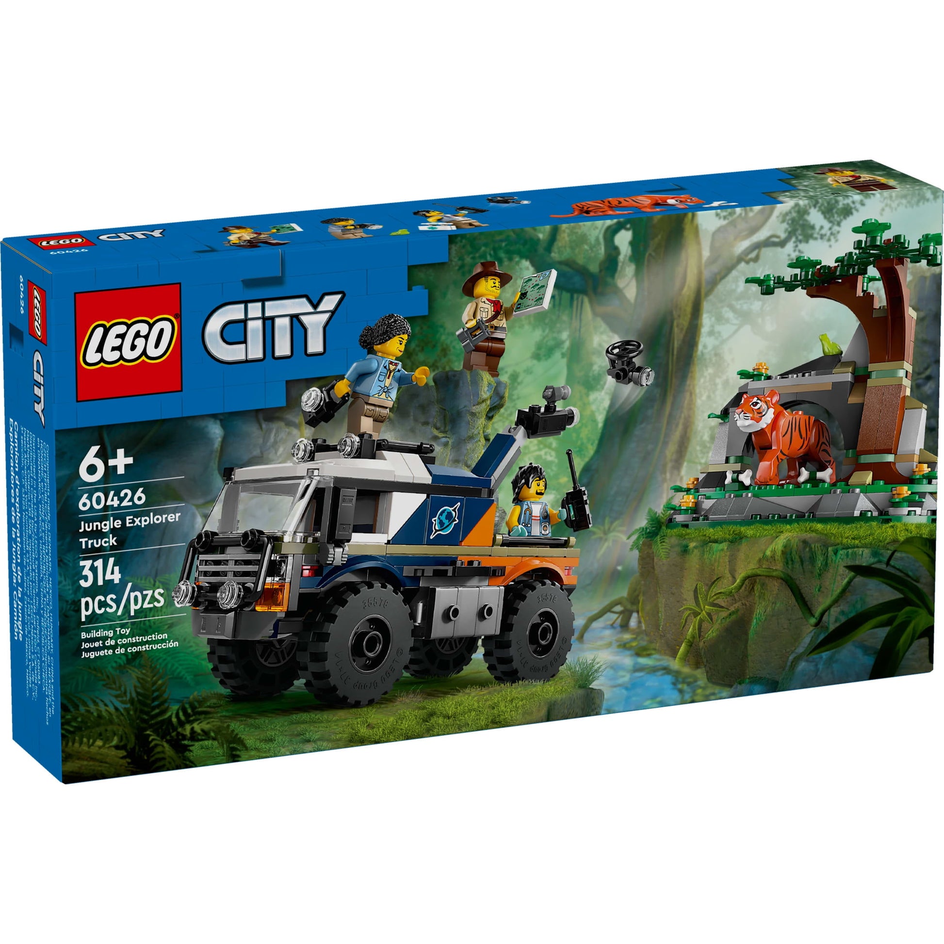 LEGO City Jungle Explorer Off-Road Truck Building Toys