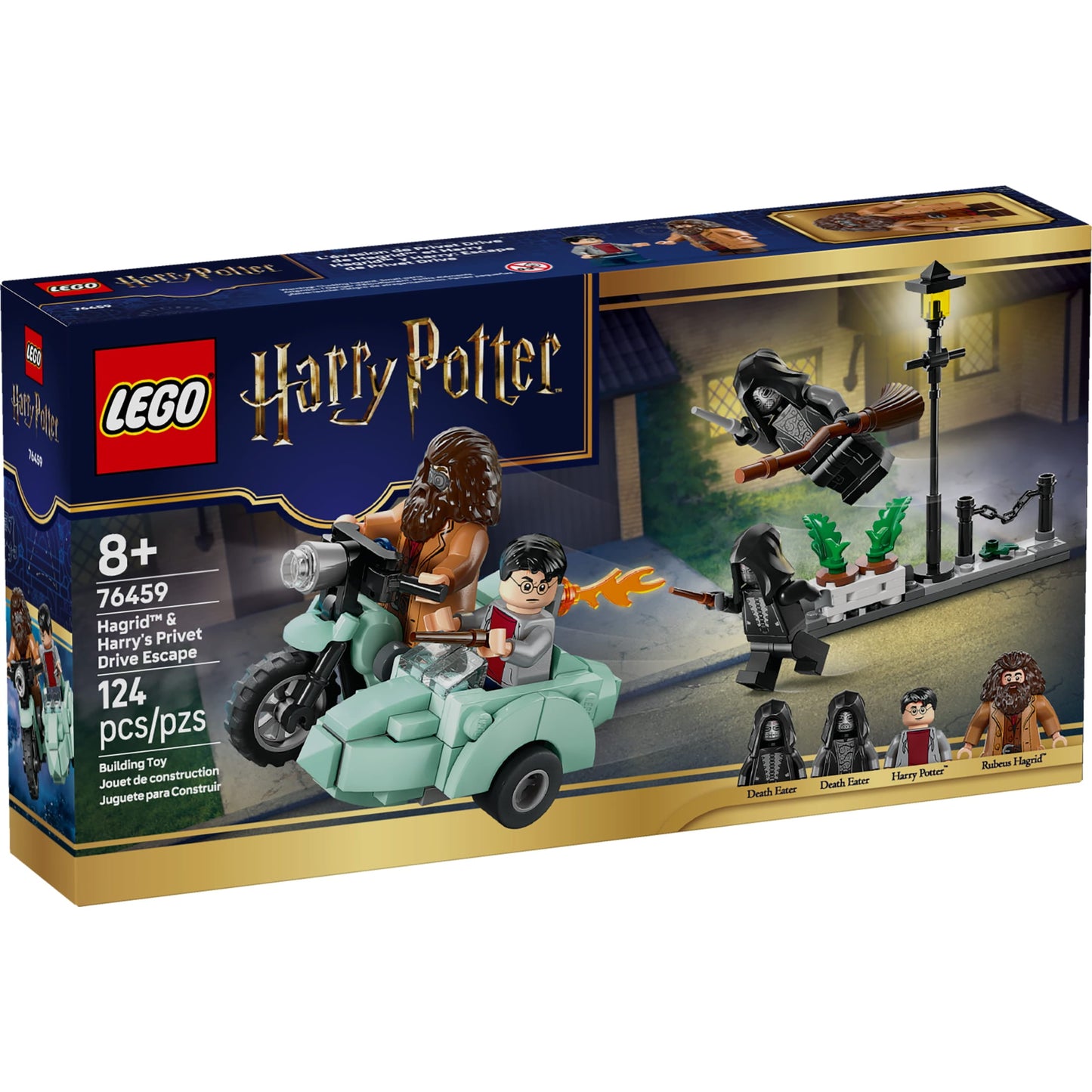 LEGO Harry Potter Hagrid & Harry's Privet Drive Escape - Building Toy for Boys & Girls, Ages 8+