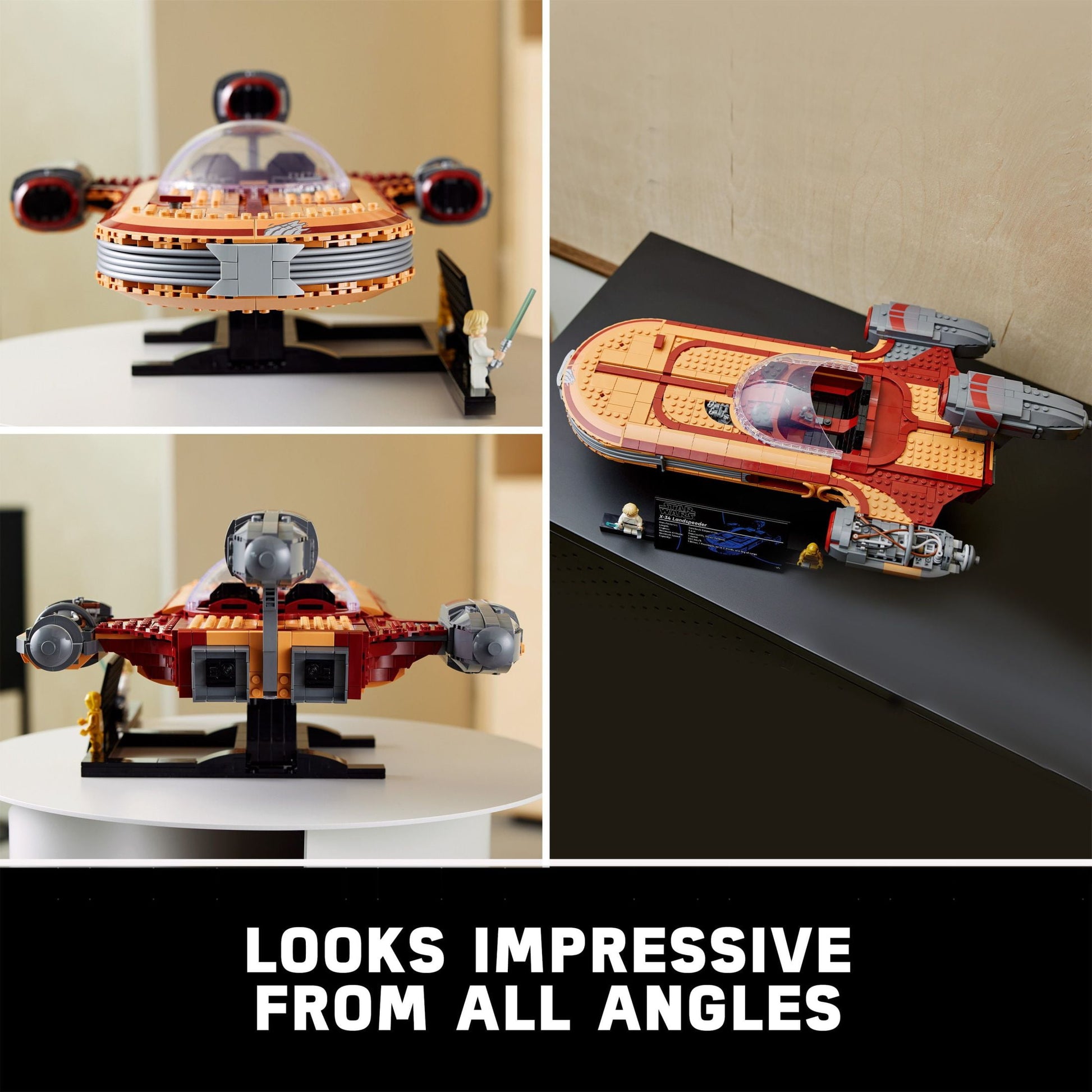 LEGO Star Wars UCS Building Set Luke Skywalker’s Landspeeder 1,890 Pieces.