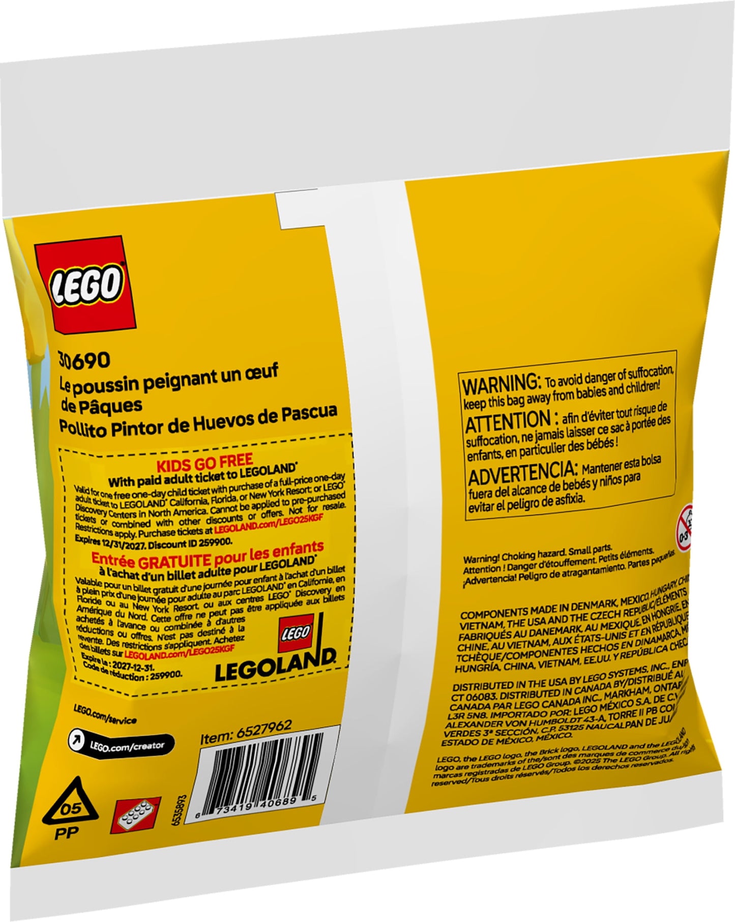 LEGO Creator Easter Egg Chick Painting Fun - Building Kit with Chick and Egg - Great Easter