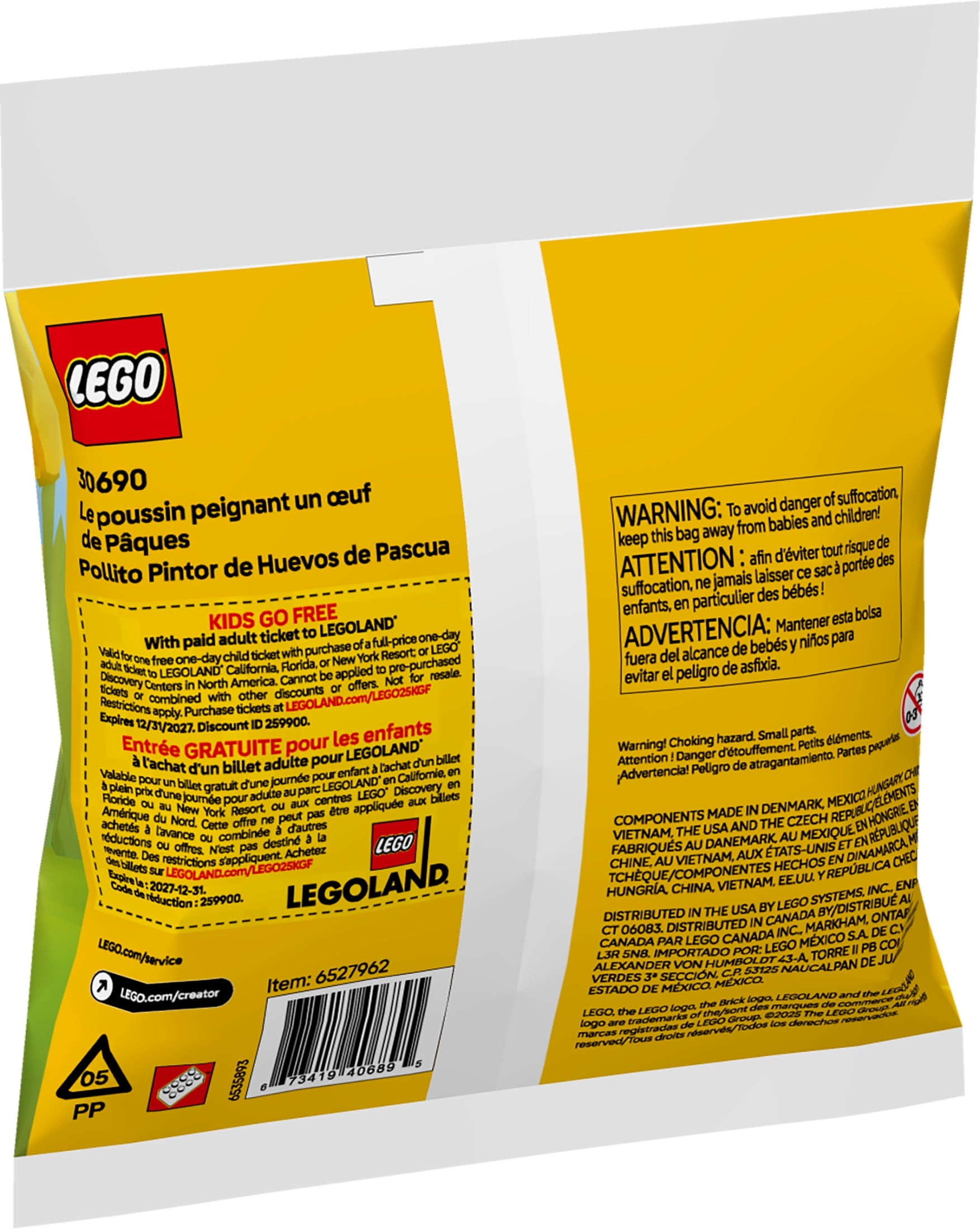 LEGO Creator Easter Egg Chick Painting Fun - Building Kit with Chick and Egg - Great Easter