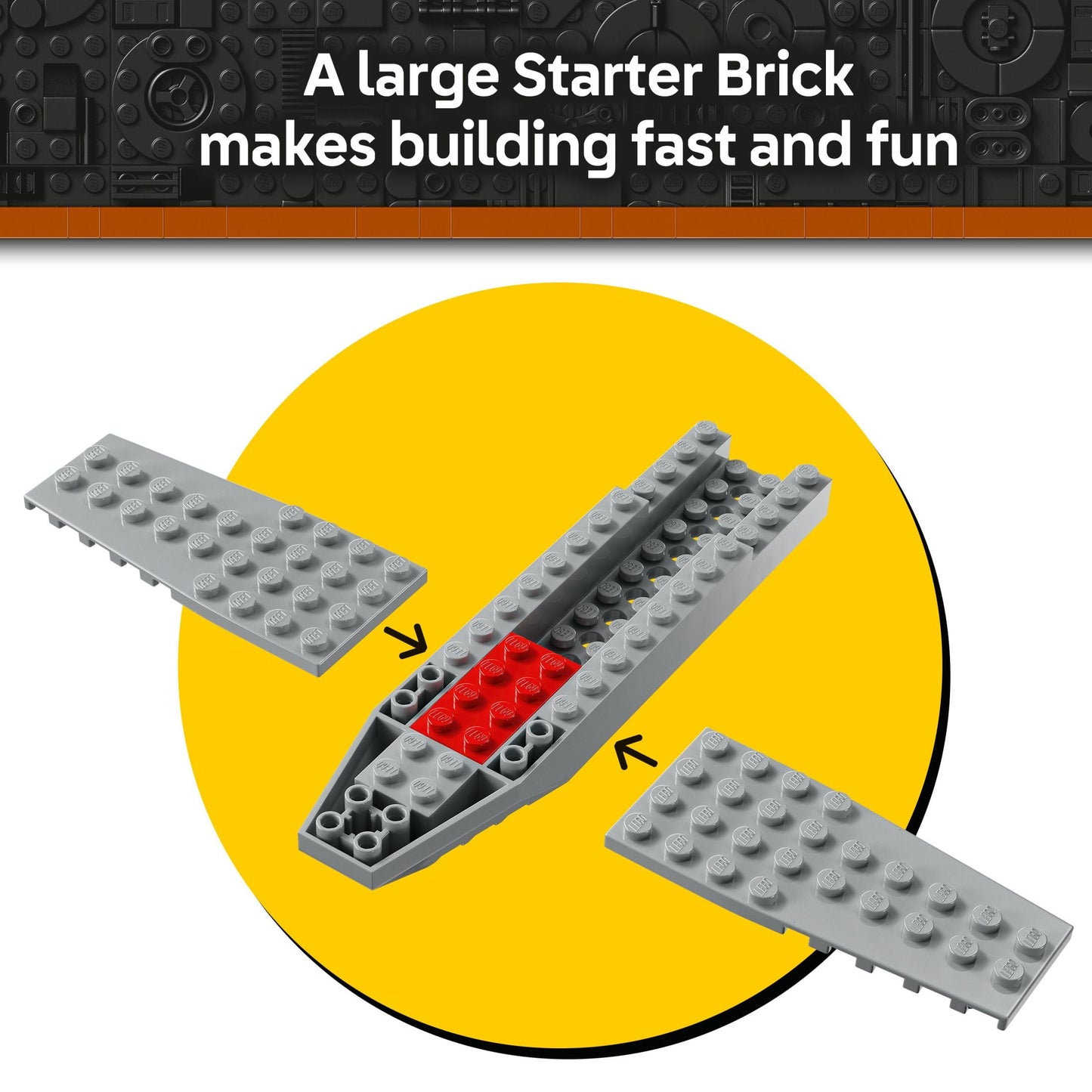 LEGO Star Wars: The Mandalorian Mando and Grogu's N-1 Starfighter Toddler Building Toy - Star