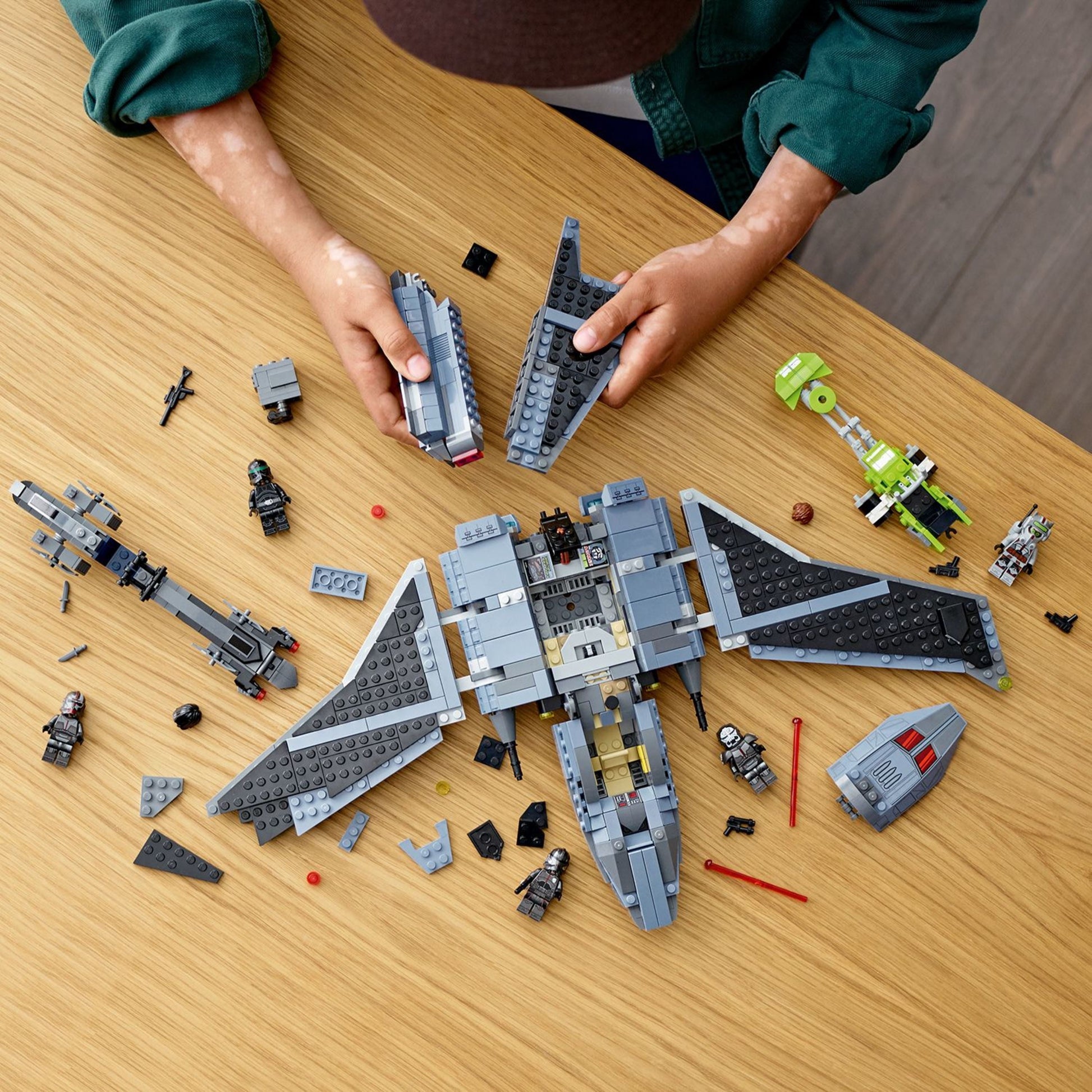 LEGO Star Wars The Bad Batch Attack Shuttle 75314 Building Toy Set (969 Pieces)