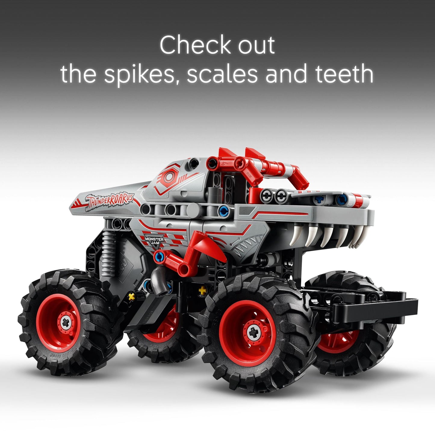 LEGO Technic Monster Jam ThunderROARus Pull-Back Monster Truck Building Toy - Birthday Gifts