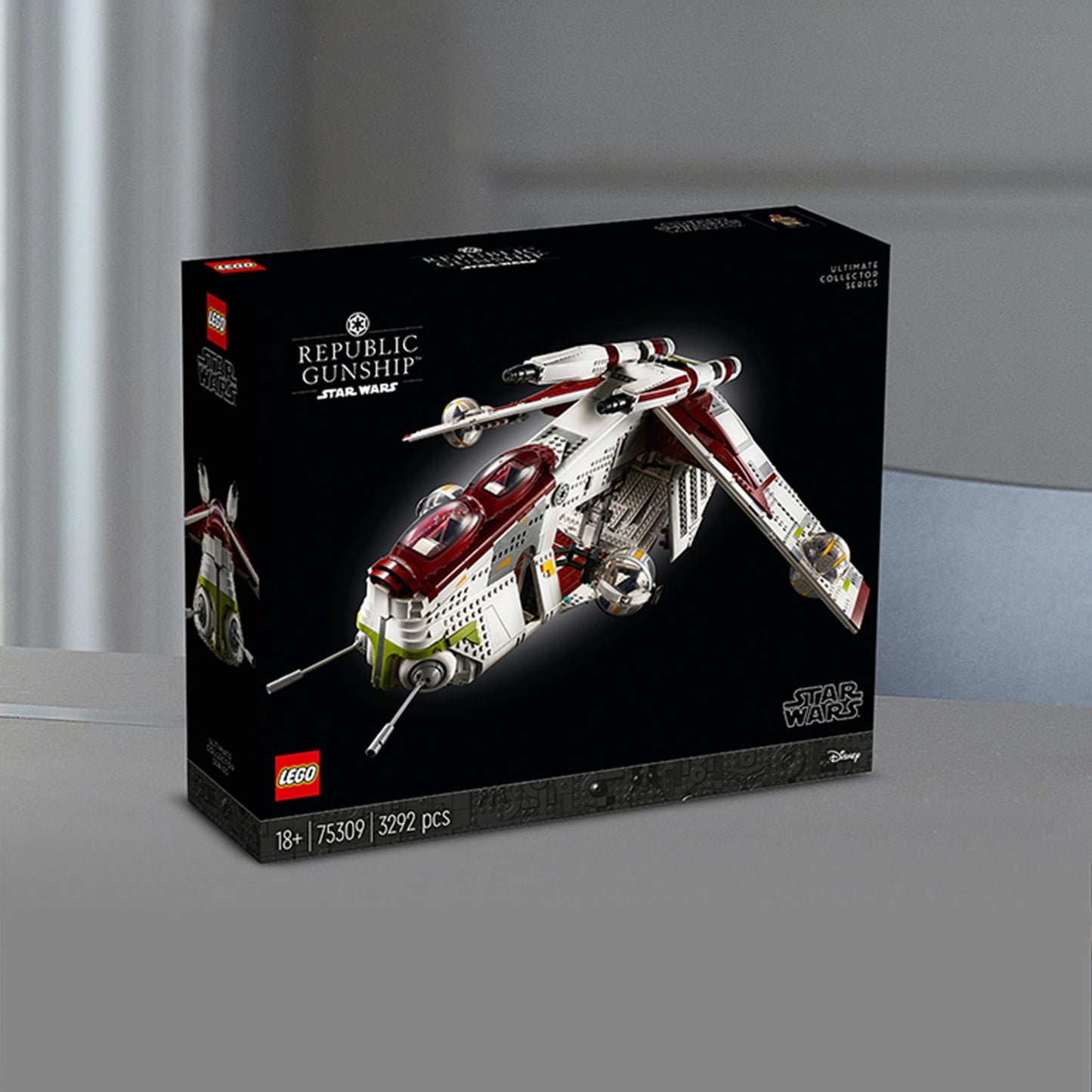 LEGO Star Wars Republic Gunship 75309 Ultimate Collector Series Building Kit (3,292 Pieces)
