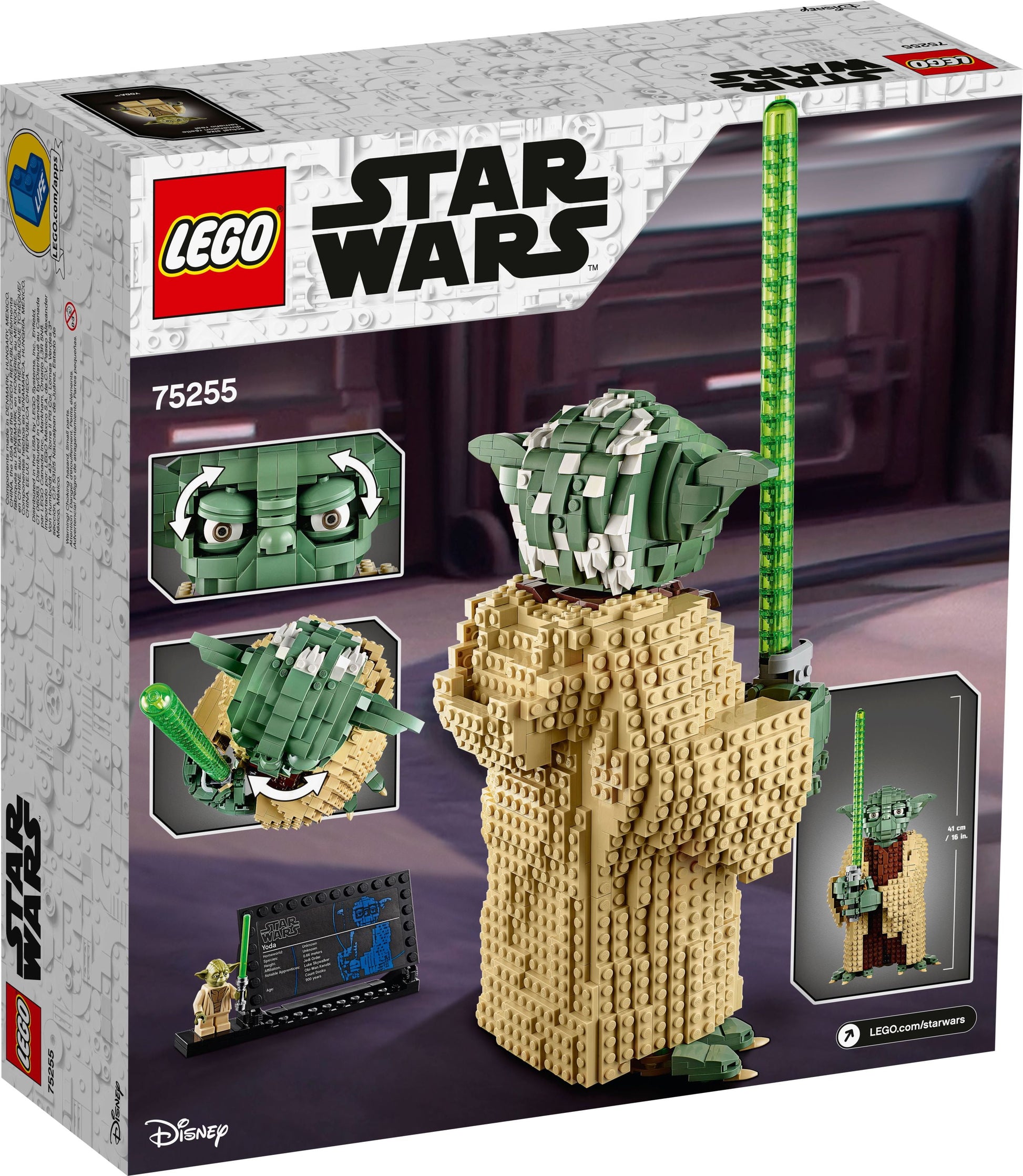 LEGO Star Wars: Attack of the Clones Yoda 75255 Building Toy Set (1,771 Pieces)