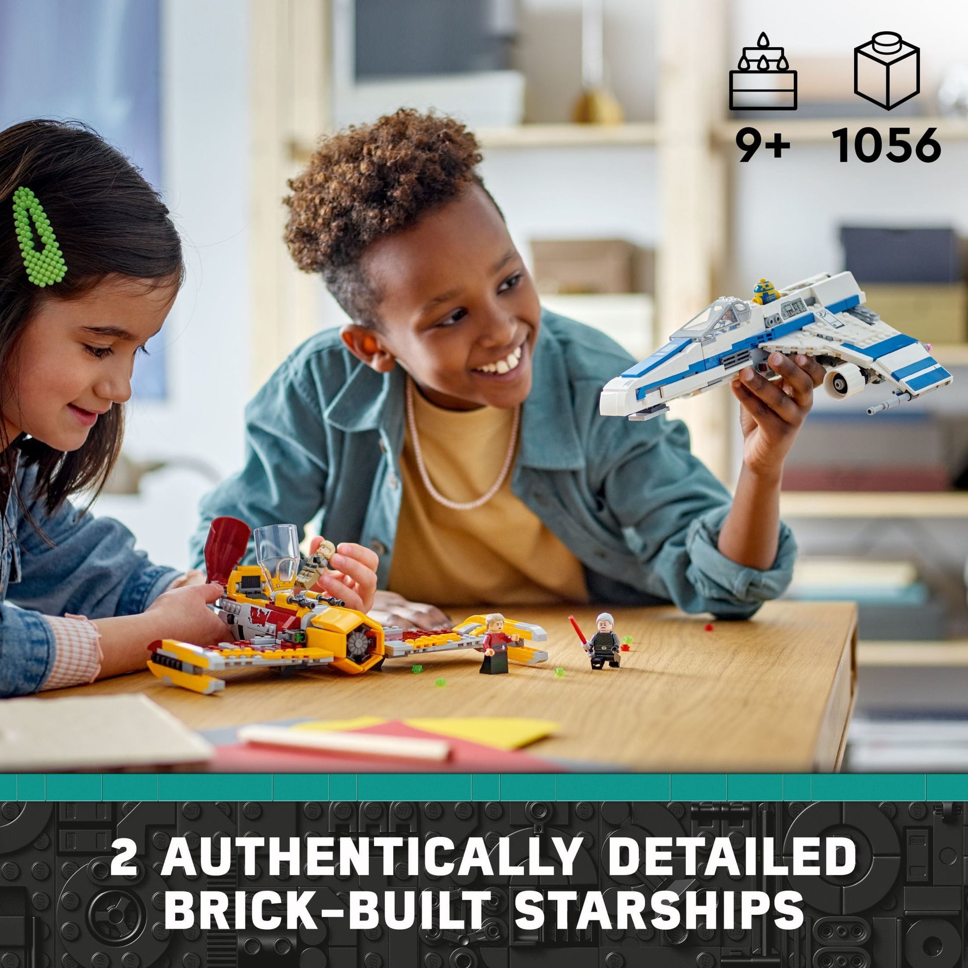 LEGO Star Wars: Ahsoka New Republic E-Wing vs. Shin Hati’s Starfighter 75364 Star Wars Playset