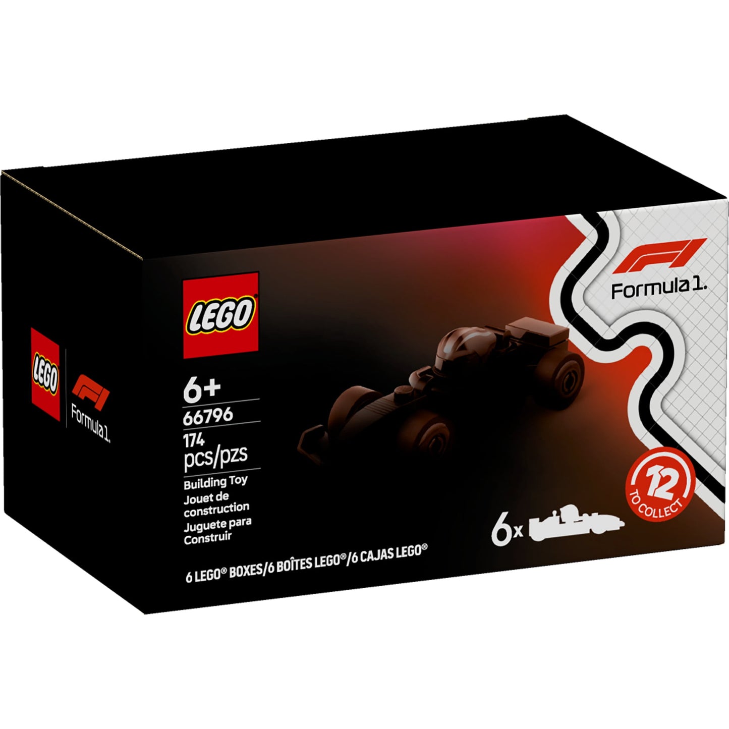 LEGO F1 Collectible Race Cars, 6 Pack