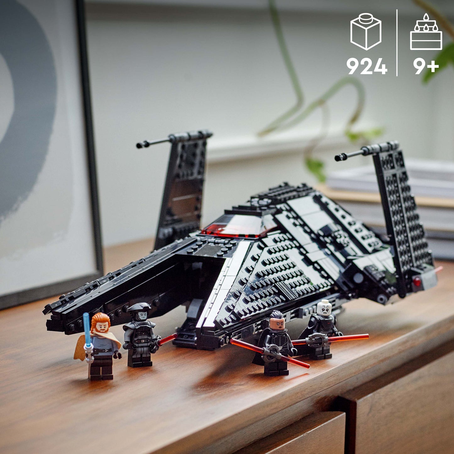 LEGO Star Wars Inquisitor Transport Scythe 75336 Buildable Toy Starship, Obi-Wan Kenobi Set,