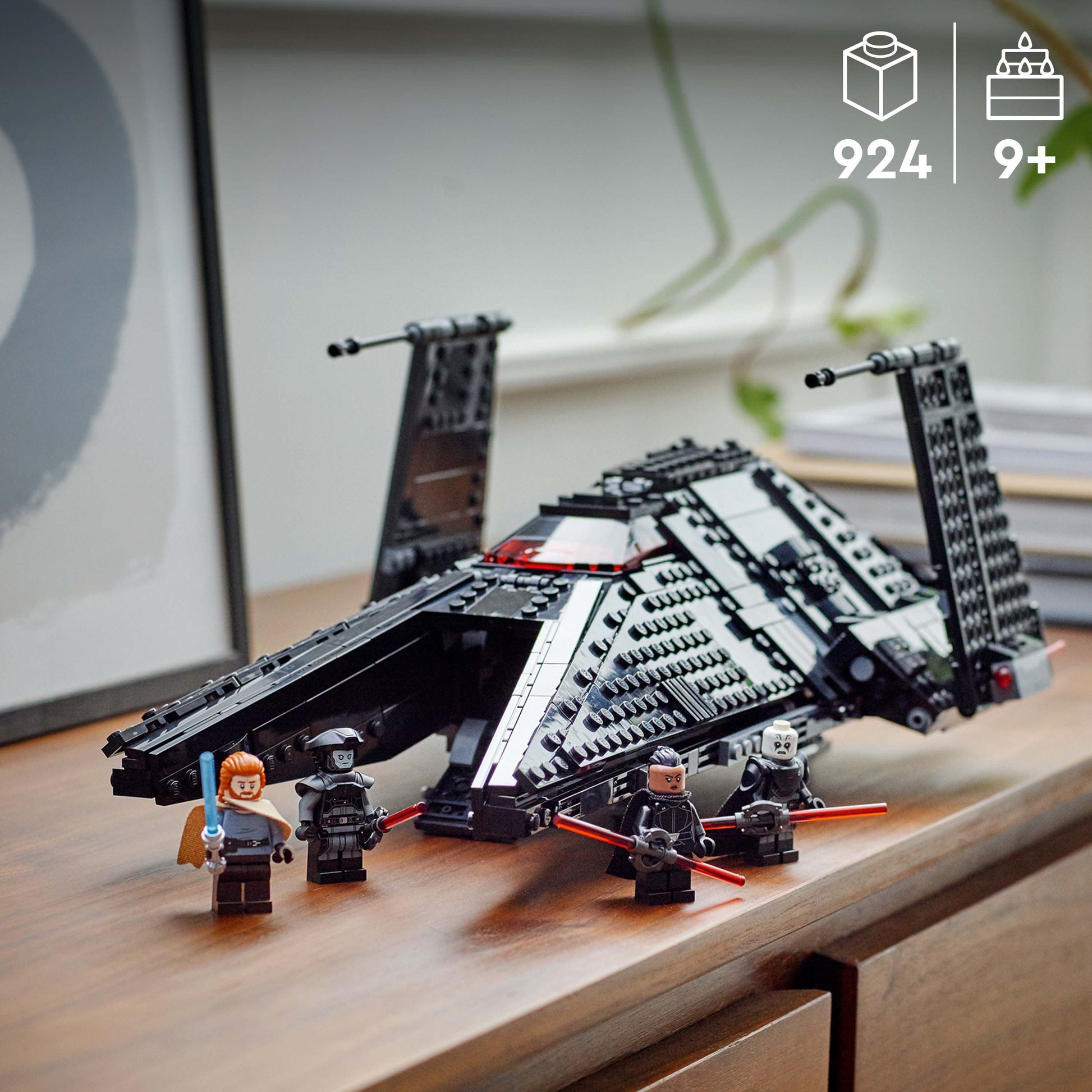LEGO Star Wars Inquisitor Transport Scythe 75336 Buildable Toy Starship, Obi-Wan Kenobi Set,