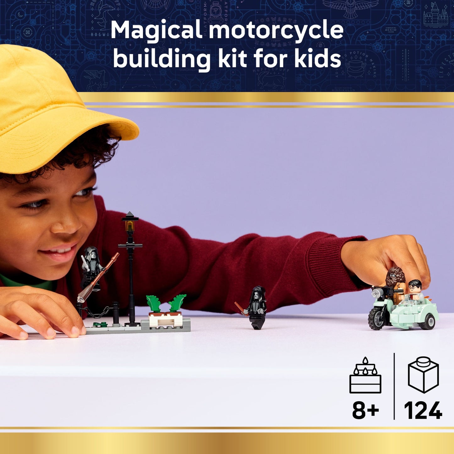 LEGO Harry Potter Hagrid & Harry's Privet Drive Escape - Building Toy for Boys & Girls, Ages 8+