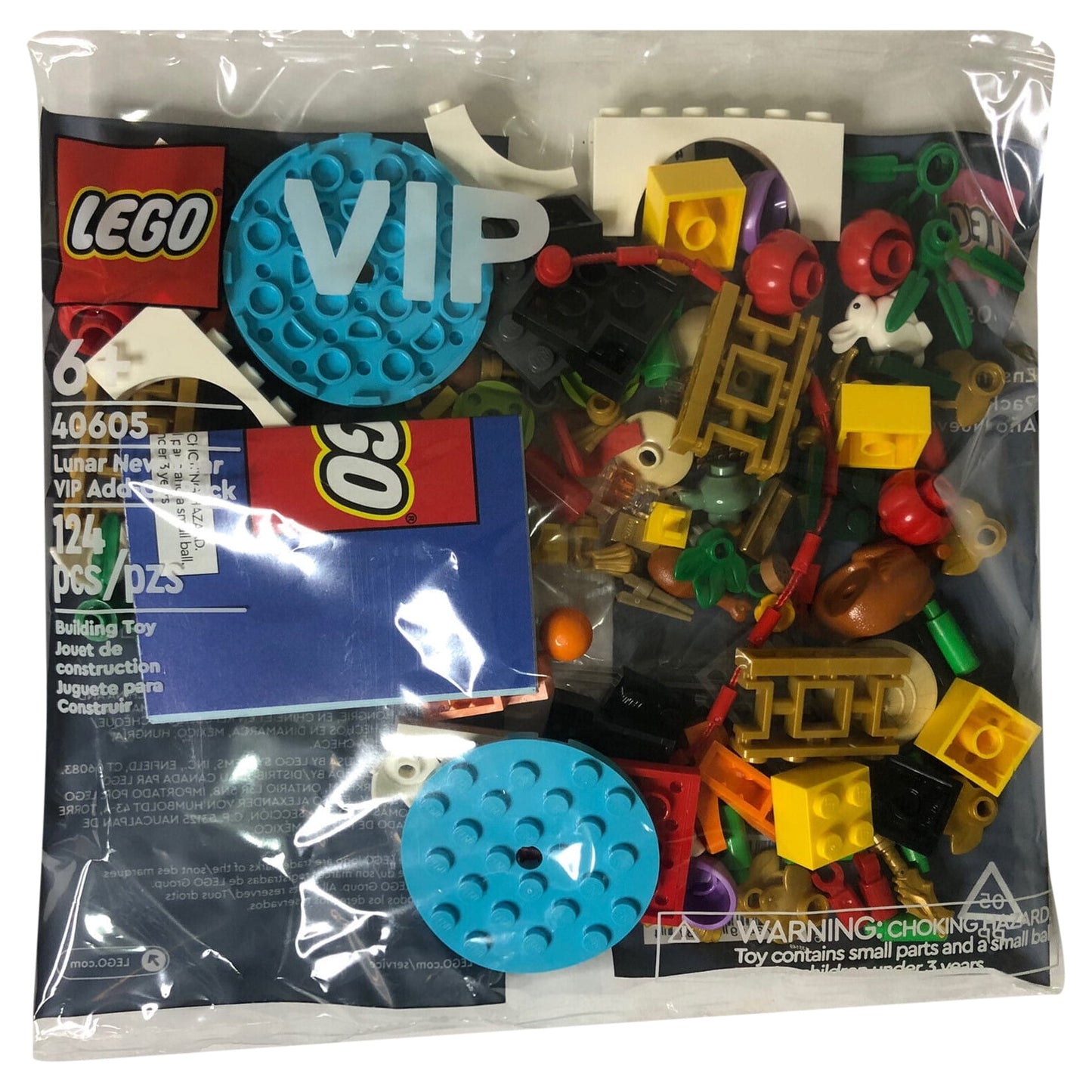 LEGO Lunar New Year VIP Add-On Pack - 124 Piece Building Kit [LEGO, #40605, Ages 6+]